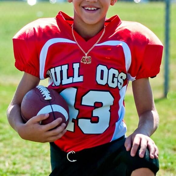 Football Number Necklace "#39 Stainless Steel (4134) - Picture 5 of 6